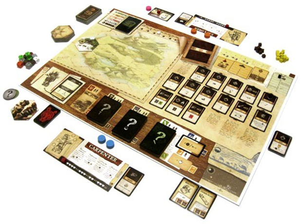 Robinson Crusoé - Aventuras na Ilha Amaldiçoada board game