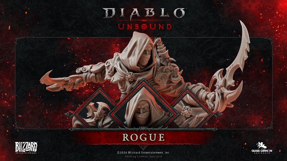 Miniatura do Ladino (Rogue) de Diablo: Unbound