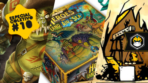 Especial Coletivo #10: Age of Towers, Heroes of Land, Air & Sea e Dwarves: Dig, Delve, Die