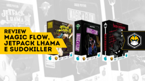 Microgames PaperGames: Magic Flow, Jetpack Lhama e Sudokiller