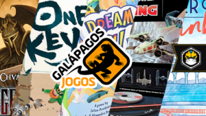 Mage Knight, One Key, Dream On, Railroad Ink, X-Wing 2.0 e reposições da Galápagos Jogos
