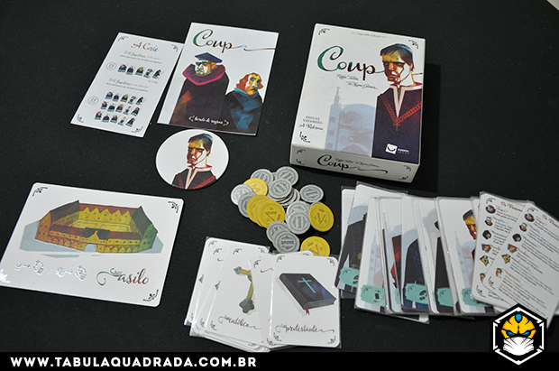 Review - Coup: que mané “Golpinho” o quê? - Tábula Quadrada - Board Games