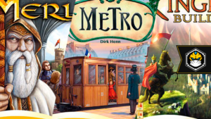 Merlin, Metro e Kingdom Builder pela Calamity Games