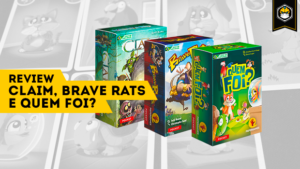 Review PaperGames Pocket: Claim, Brave Rats e Quem Foi?