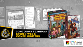 Gameplay Spider Web e Comic Hunters