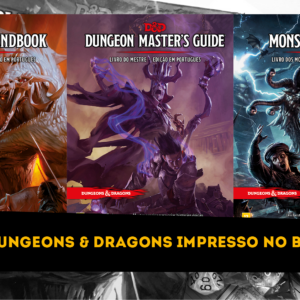 Capa post Dungeons & Dragons impresso no Brasil