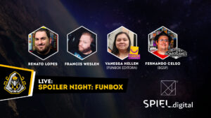 Lives Pré SPIEL.digital: Romir Play House, Funbox e BoardGames SP