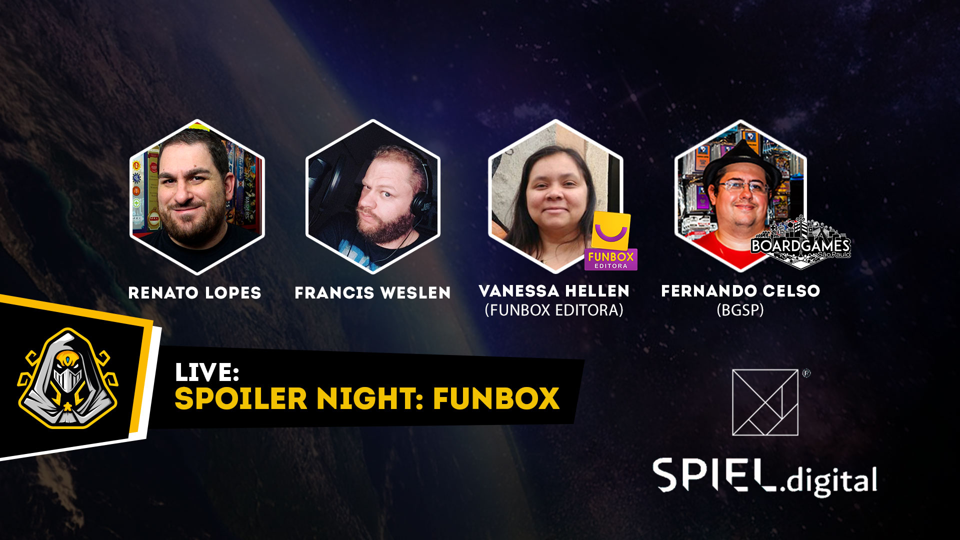 Lives Pré SPIEL.digital: Romir Play House, Funbox e BoardGames SP